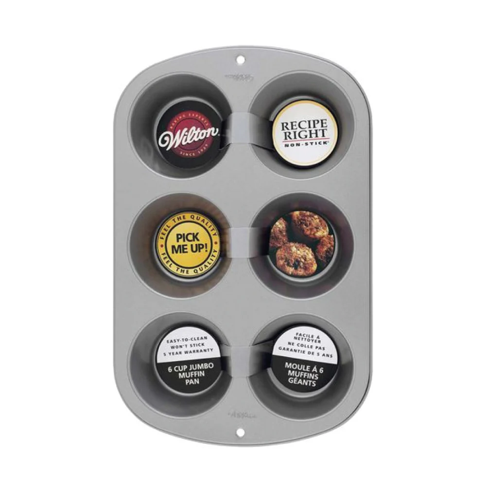 Molde Para Cupcake Muffins Jumbo X 6 Cavidades Wilton - Image 4
